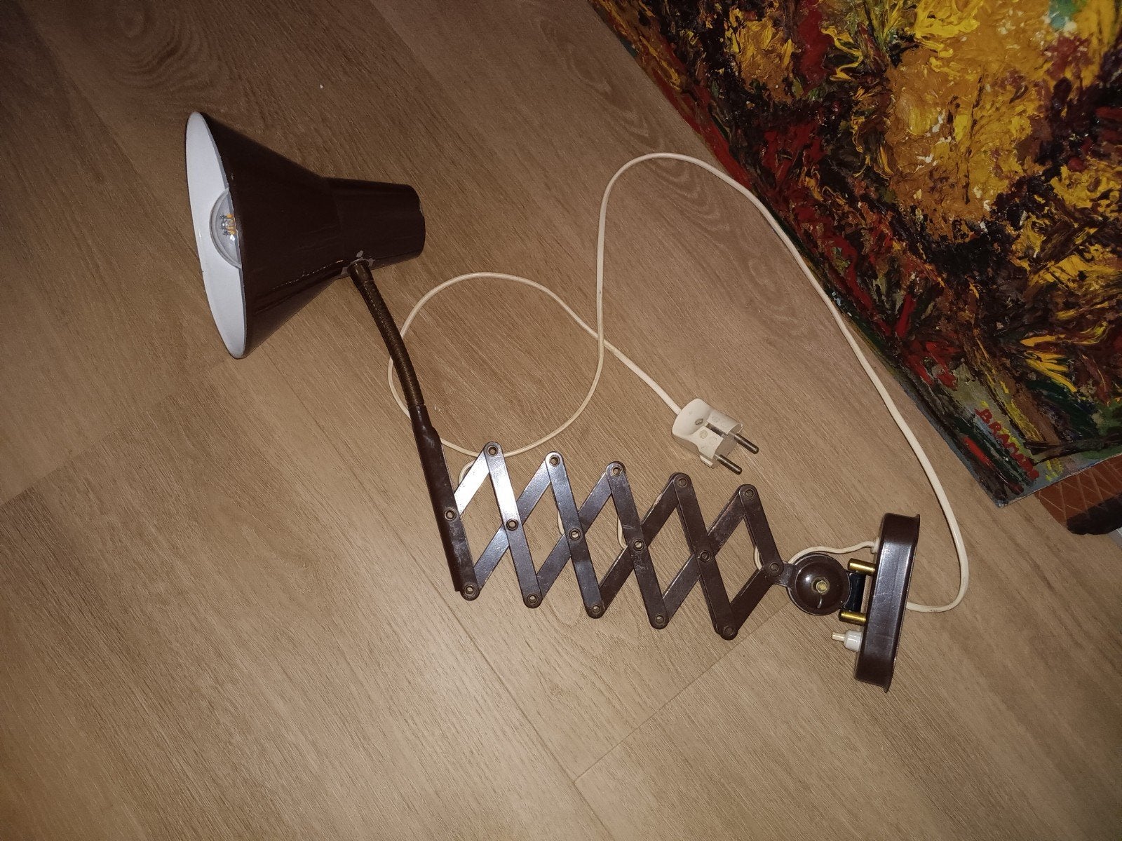 HALA Schaarlamp Jaren '60 - Vintage Design voor de Bijenkorf, Ophalen of Verzenden