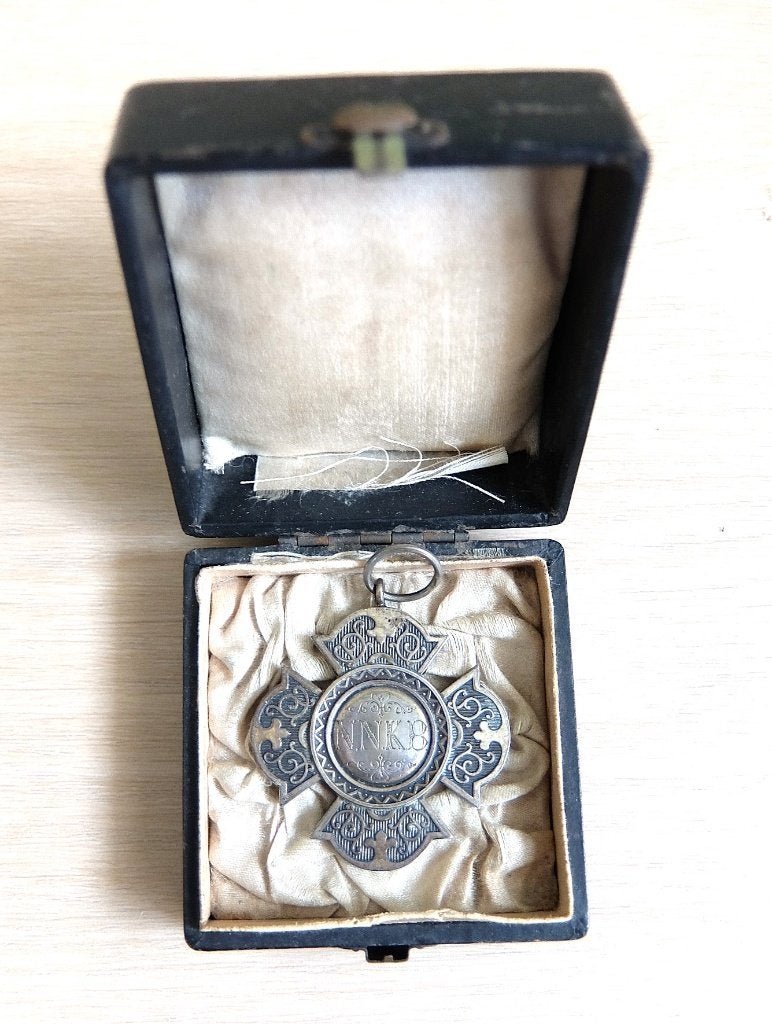 noord nederlandse kegel bond kampioensprijs medialle ca.1918, Ophalen of Verzenden, Zo goed als nieuw, Overige onderwerpen