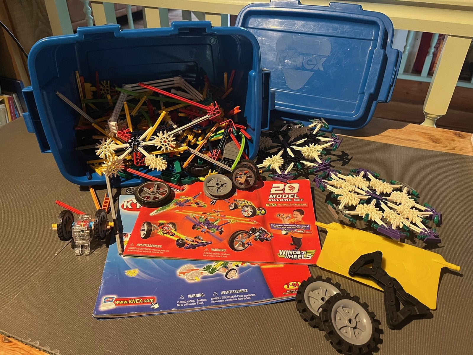 Bak vol met K'nex, Ophalen, Gebruikt, K'nex