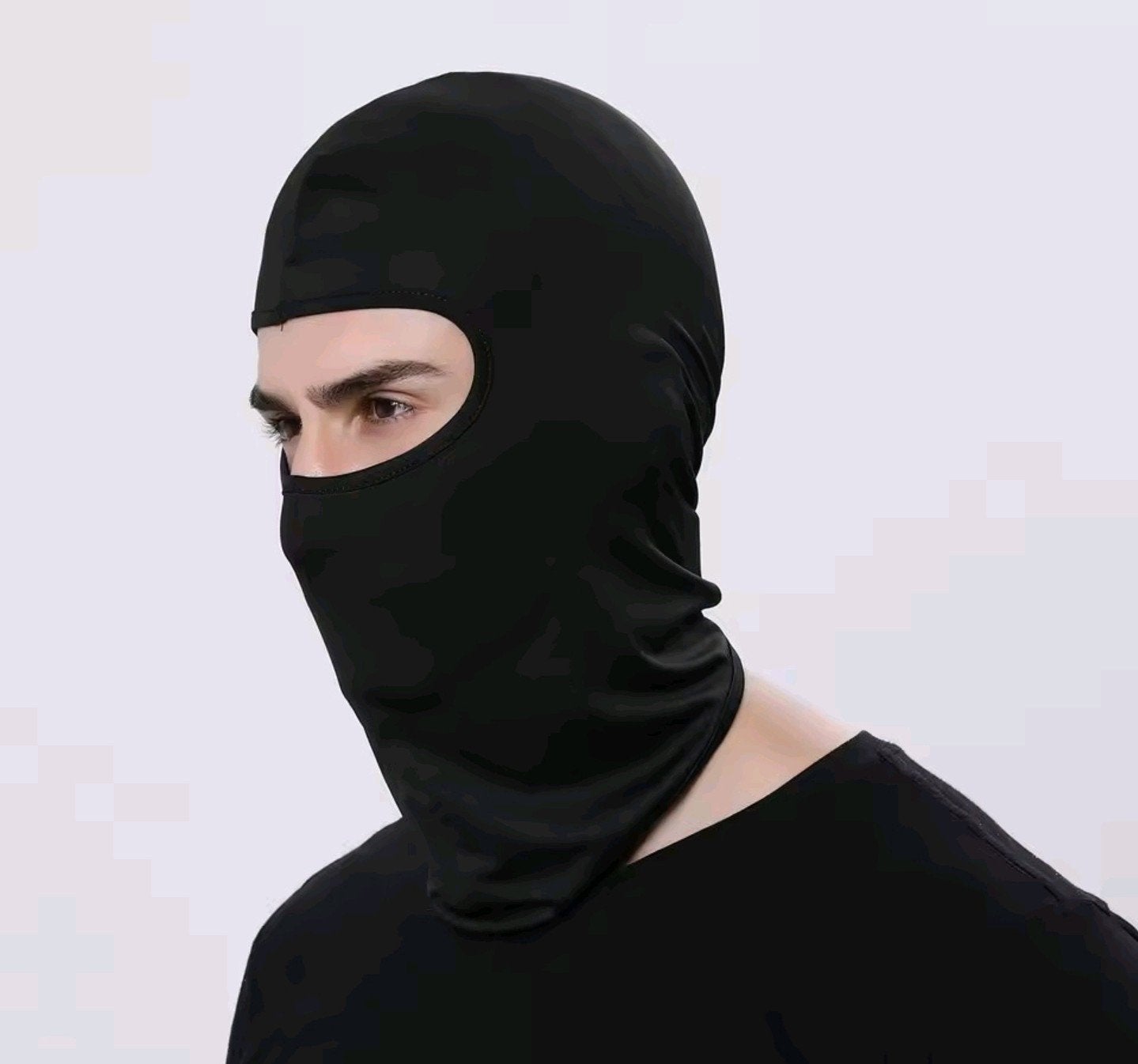 Balaclava Helmmuts Bivakmuts Zwart, Motoren, Ophalen of Verzenden