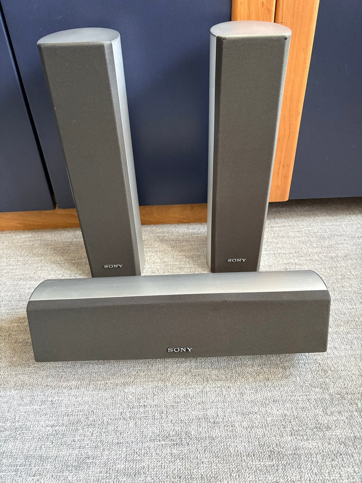 Sony SS-SR700ED Surround & SS-CN700ED Centerspeaker, Gebruikt, Ophalen of Verzenden, 60 tot 120 watt, Surroundset zonder subwoofer