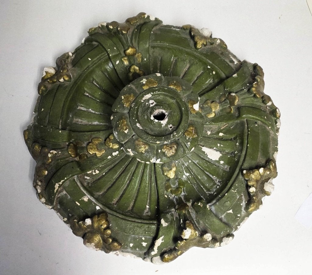 antiek gipsen ornament, Ophalen of Verzenden