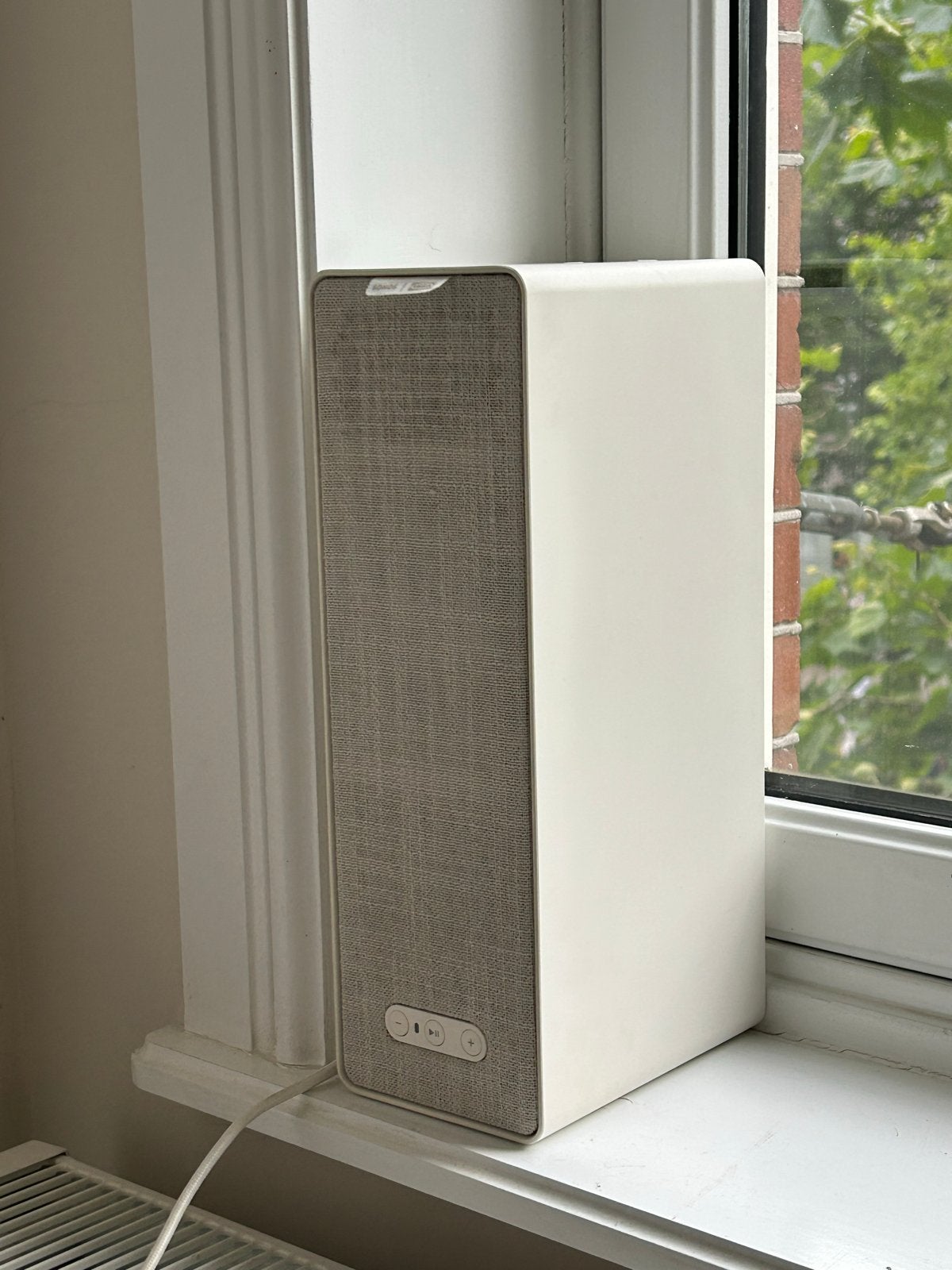 Sonos IKEA Symfonisk WiFi boekenplank speaker wit, Ophalen of Verzenden, Zo goed als nieuw, Sonos, Minder dan 60 watt
