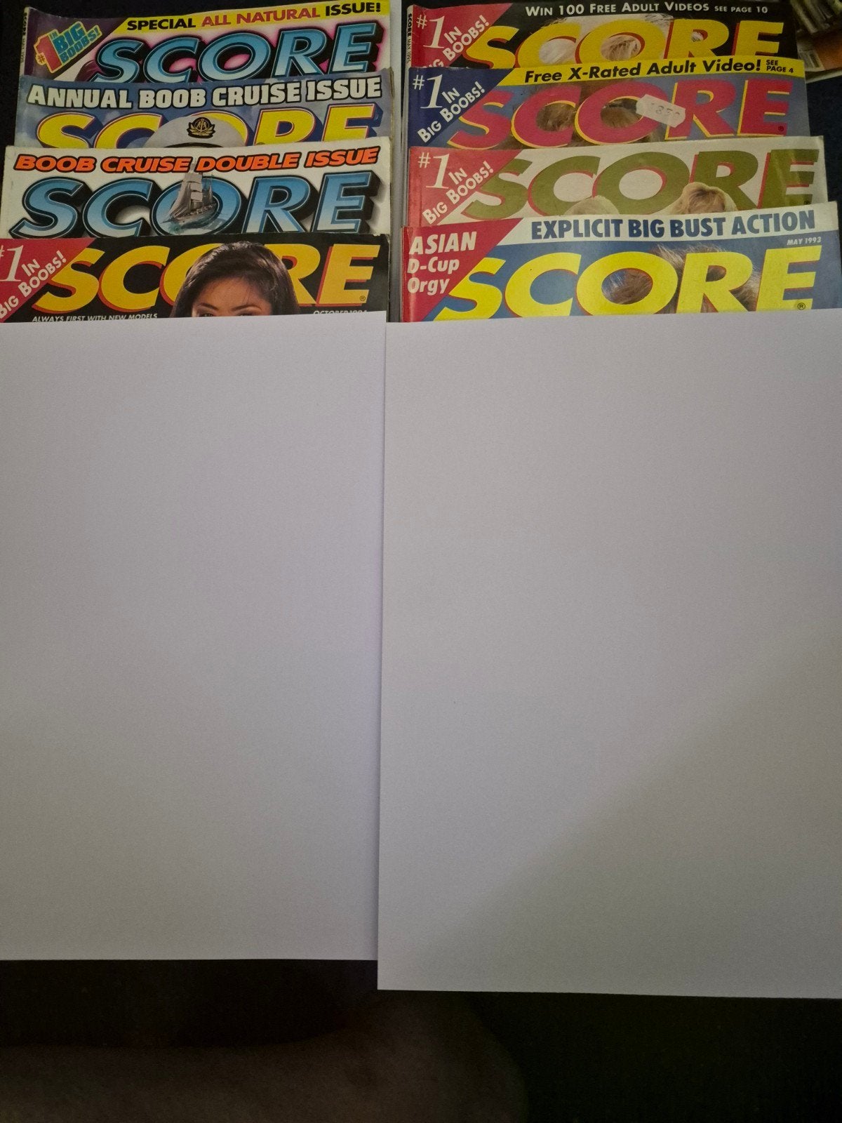 8x Score Magazine Collectie - Diverse Uitgaven, Boeken, Tijdschriften en Kranten, Gelezen, Overige typen, Ophalen of Verzenden