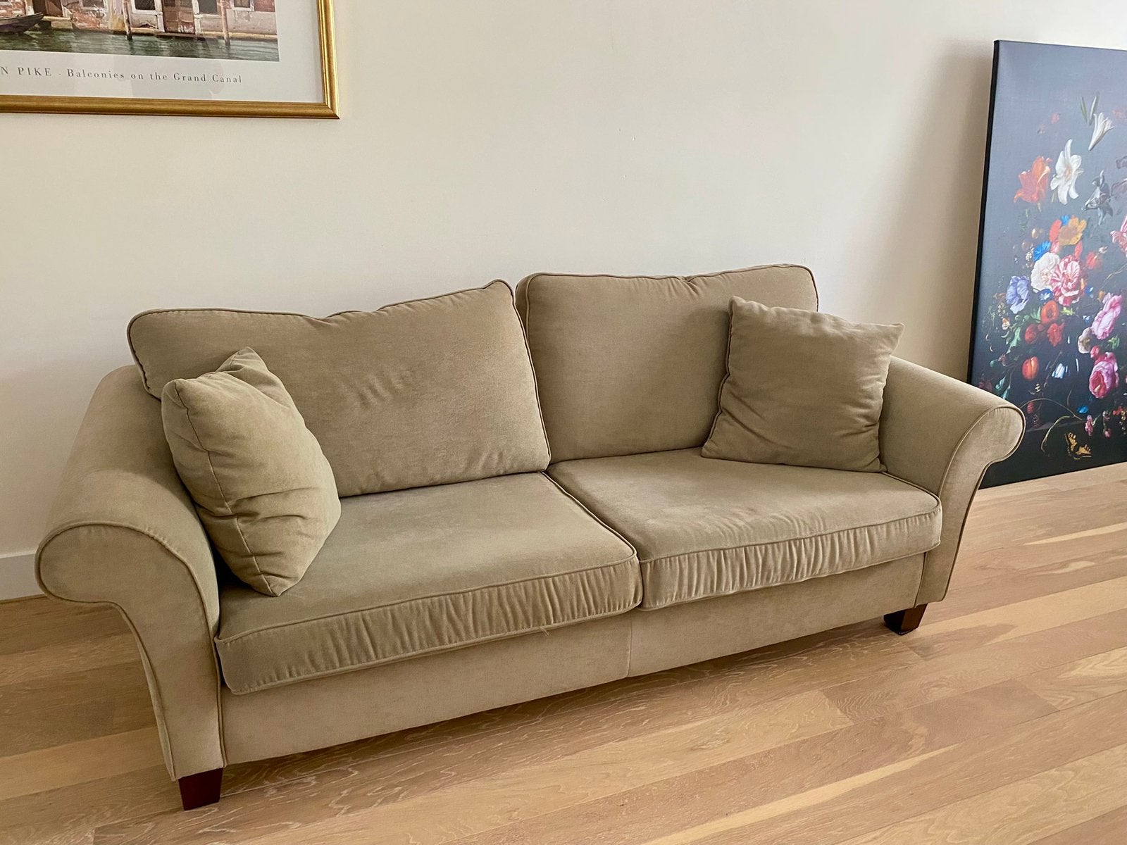 Mooi Trendhopper bankstel, Ophalen, Zo goed als nieuw, 75 tot 100 cm, 200 tot 250 cm