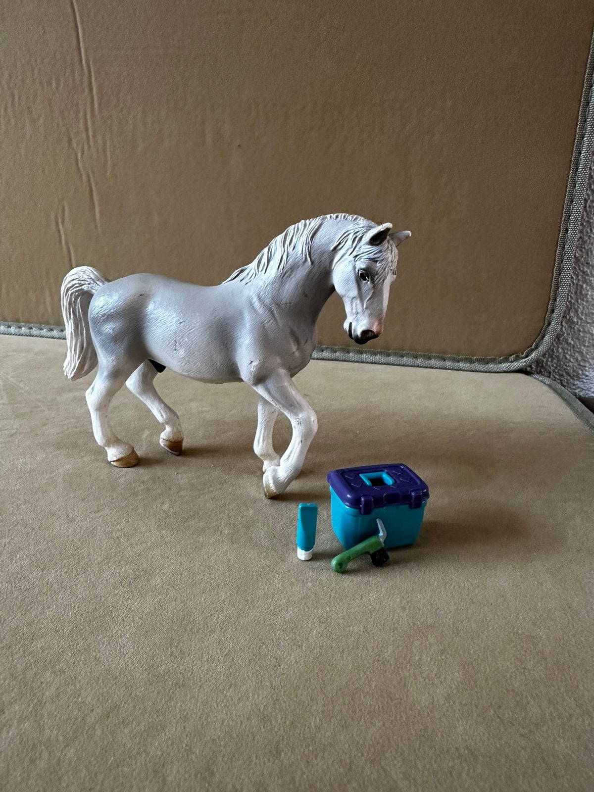Schleich lippizaner hengst, Verzamelen, Ophalen of Verzenden, Zo goed als nieuw