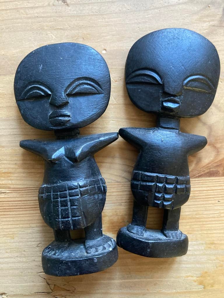 Traditionele vruchtbaarheidsbeeldjes uit Ghana, Antiek en Kunst, Ophalen of Verzenden