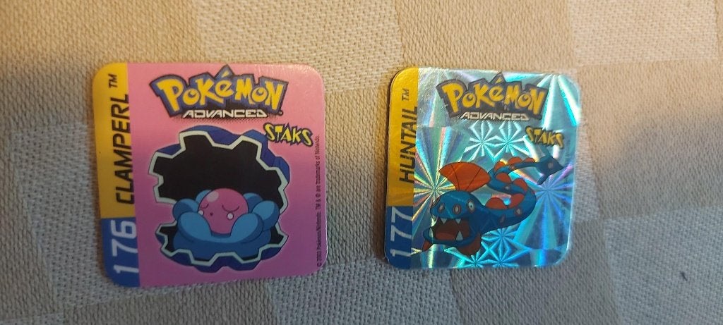 magneten speelgoed pokemon Clamperl Huntail staks panini, Ophalen of Verzenden, Nieuw, Overige merken