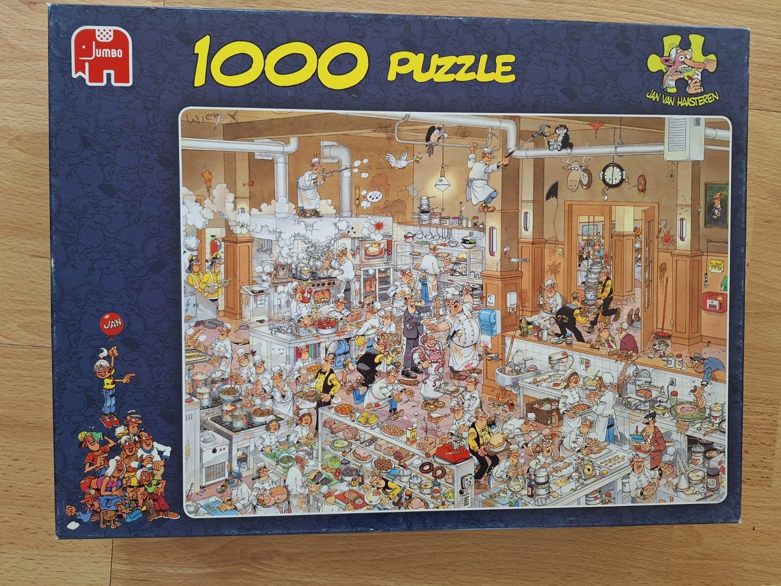 Jan van Haasteren puzzel De keuken 1000 stukjes, Ophalen, 500 t/m 1500 stukjes, Zo goed als nieuw