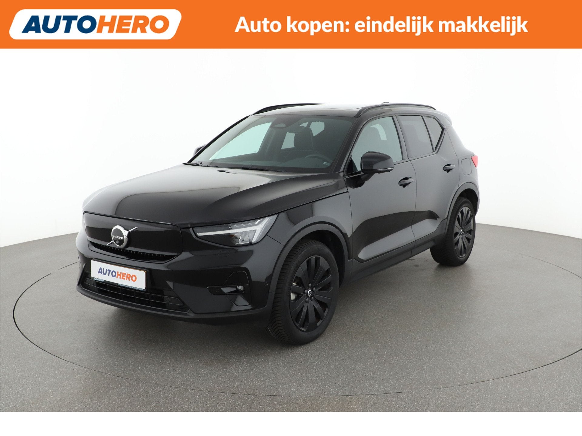 Volvo XC40 Recharge Ultimate 70 kWh | ML82727 | (bj 2022), Gebruikt, Met garantie (alle), Leder en Stof, Zwart