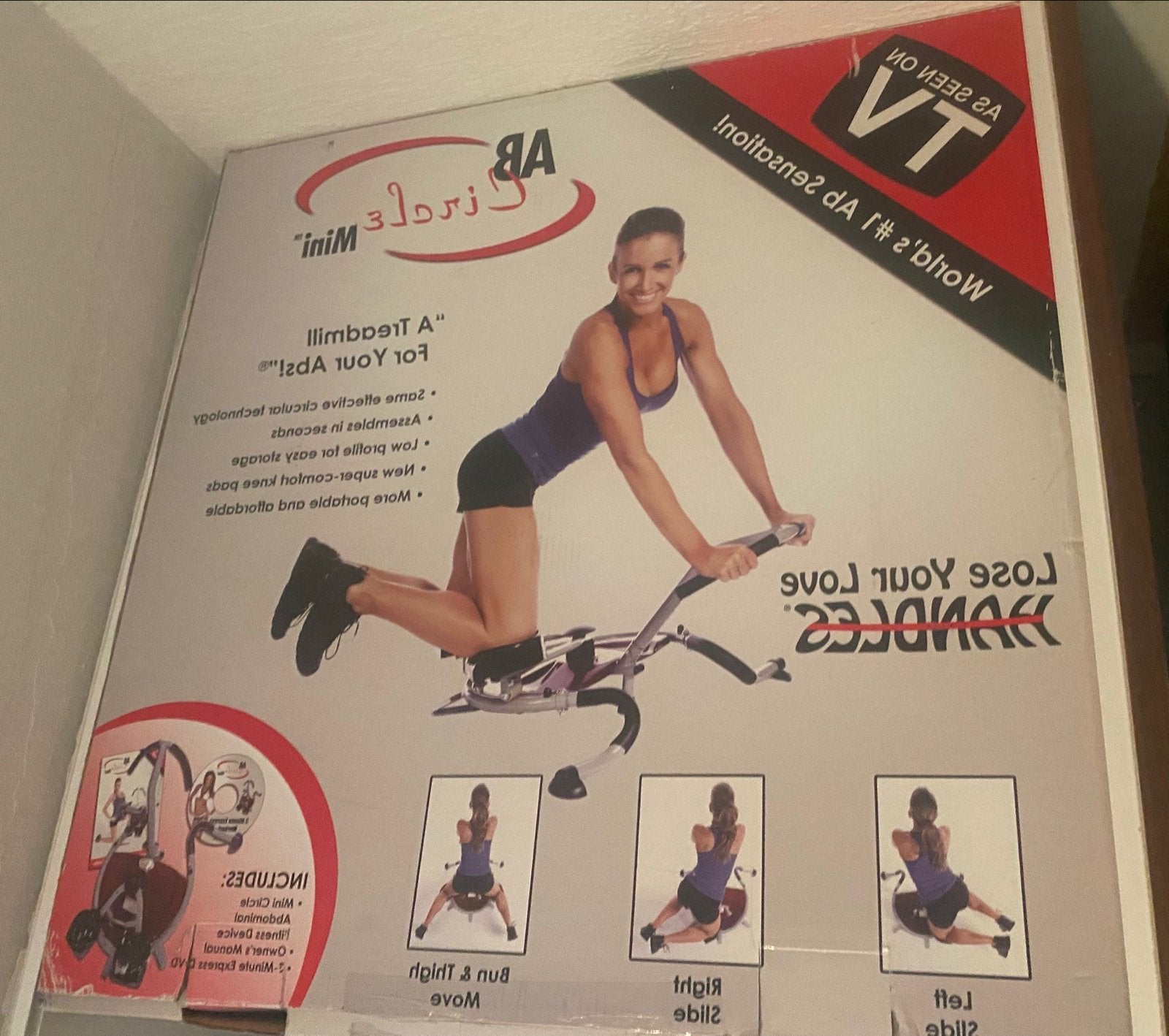 AB Circle Mini Buikspiertrainer - Zo goed als nieuw, Overige typen, Ophalen of Verzenden, Zo goed als nieuw, Buik