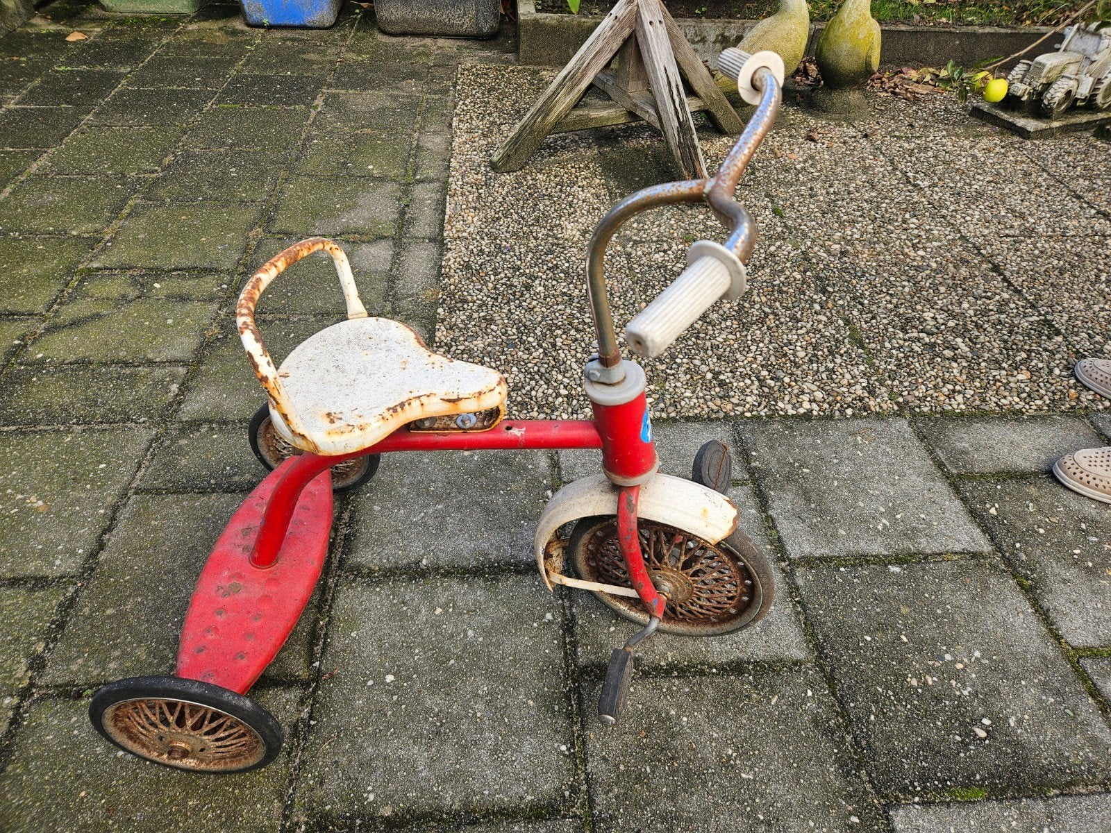 vintage kinderfietsje driewieler opknapper, Ophalen, Gebruikt