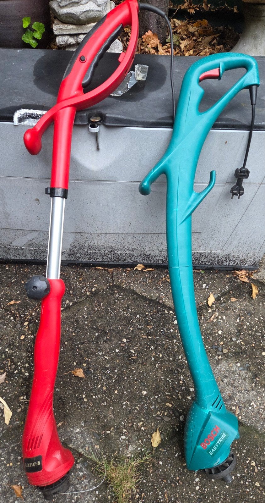Grastrimmer set: Bosch ART 23 Easytrim & Gamma GT350T, Ophalen, Cirkelmaaier, Gebruikt, Elektrische grasmaaier