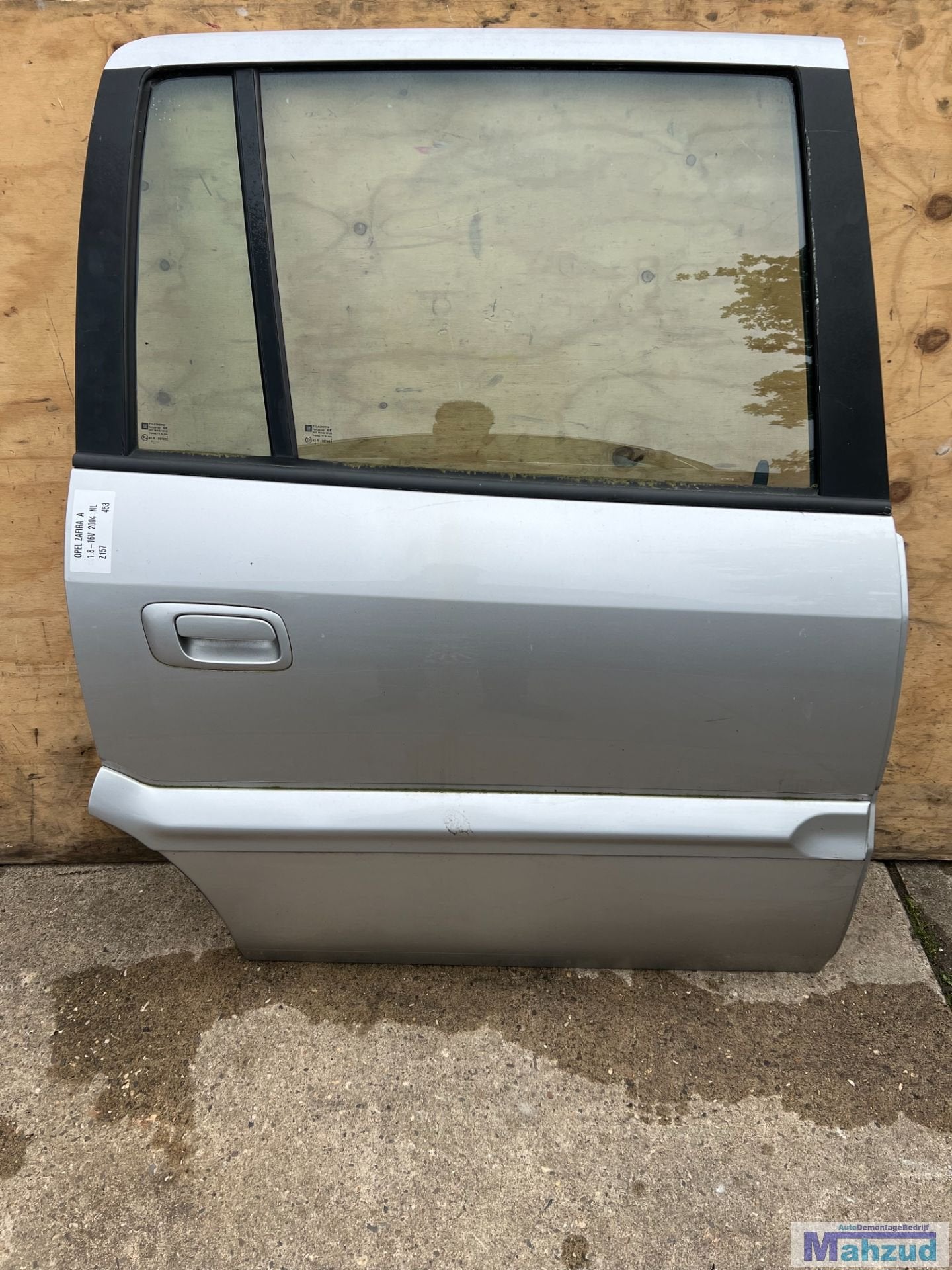 OPEL ZAFIRA A Zilver Z157 rechts achter deur 1998-2005, Auto-onderdelen, Gebruikt, Deur, Opel Automobile GmbH, Ophalen of Verzenden