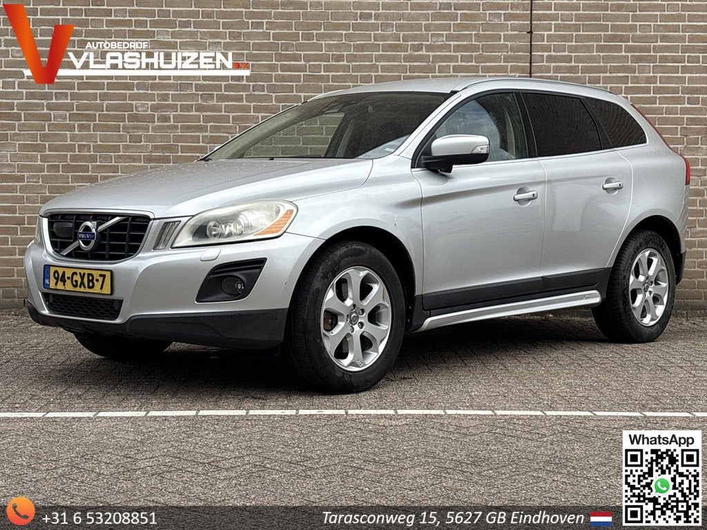 Volvo XC60 2.4D AWD Summum | Leder | Cruise | Climate | Stoe, Auto's, Volvo, 13 km/l, 1698 kg, Gebruikt, Zwart