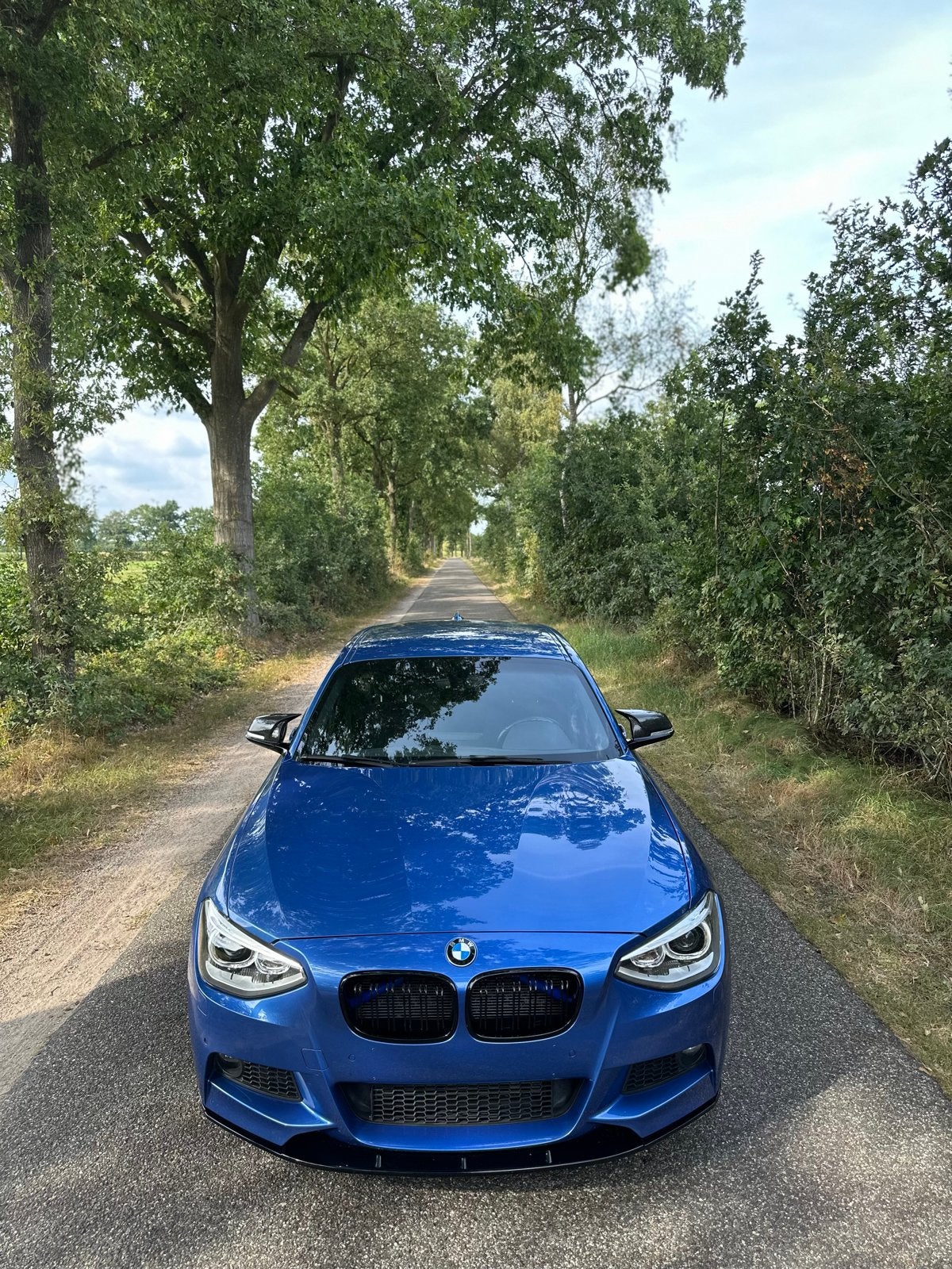 BMW 1-Serie 118I M-Performance, Auto's, Achterwielaandrijving, Zwart, 4 cilinders, Blauw