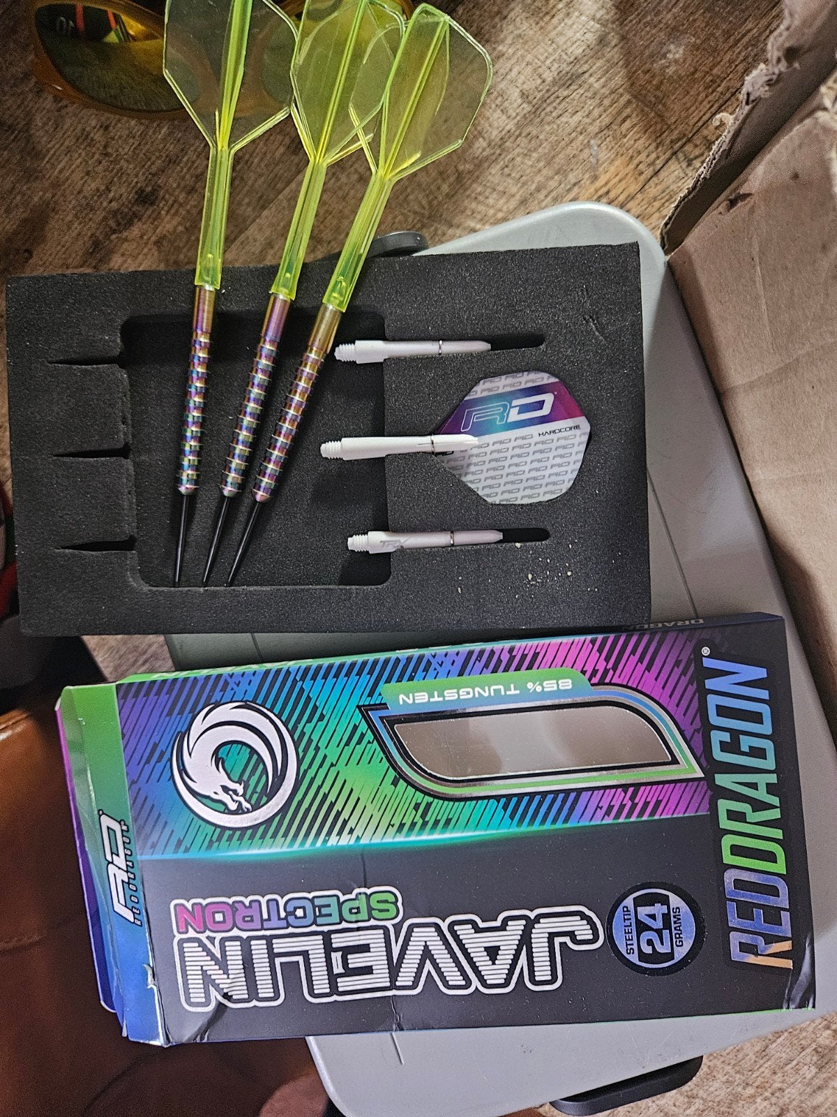 RedDragon Javelin Spectron 24g Darts - Zo goed als nieuw, Ophalen of Verzenden, Zo goed als nieuw, Pijlen