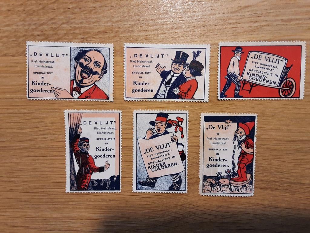 Sluitzegels "de Vlijt" kindergoederen, Ophalen of Verzenden