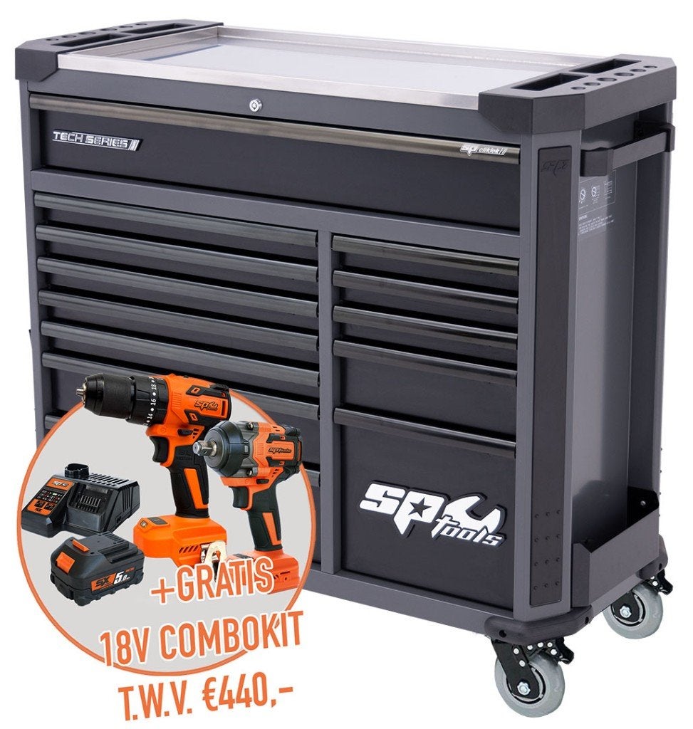 SP TOOLS | TECH SERIES XL GEREEDSCHAPSWAGEN 400 DLG, Auto diversen, Autogereedschap, Info@sptools.eu, Nieuw, Ophalen of Verzenden