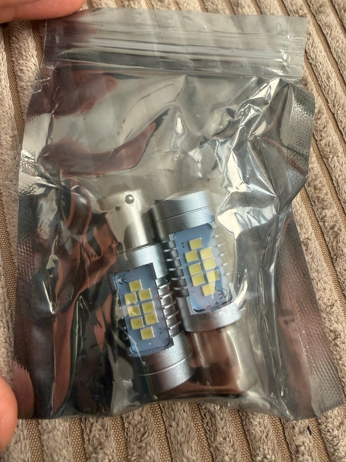 Nieuwe Set LED Autolampen BA15S P21W 1156 Helder Wit Can-Bus, Ophalen of Verzenden, Nieuw, Universele onderdelen