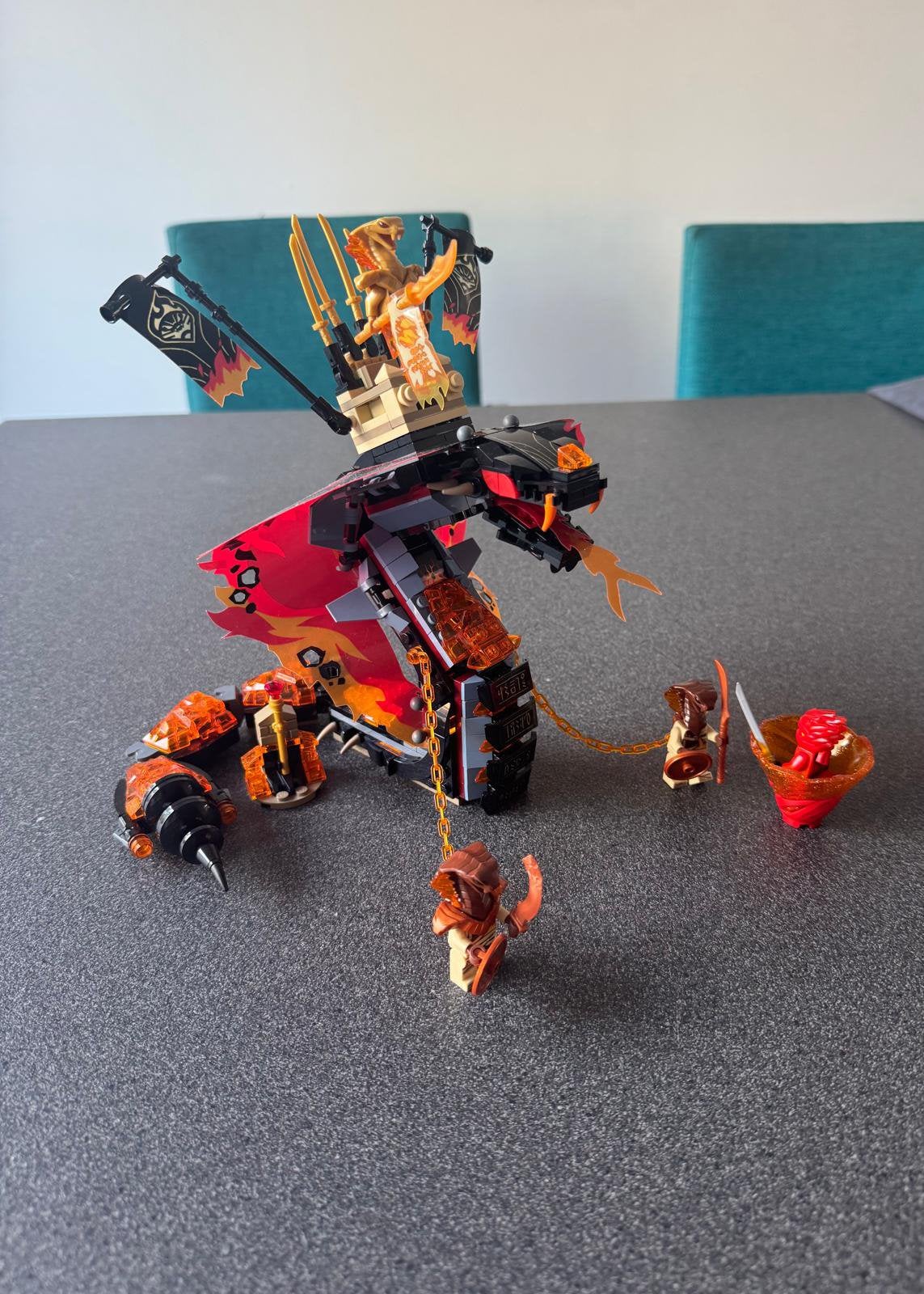 Lego 70674. Ninjago. Vuurtand, Ophalen, Gebruikt, Lego, Compleet