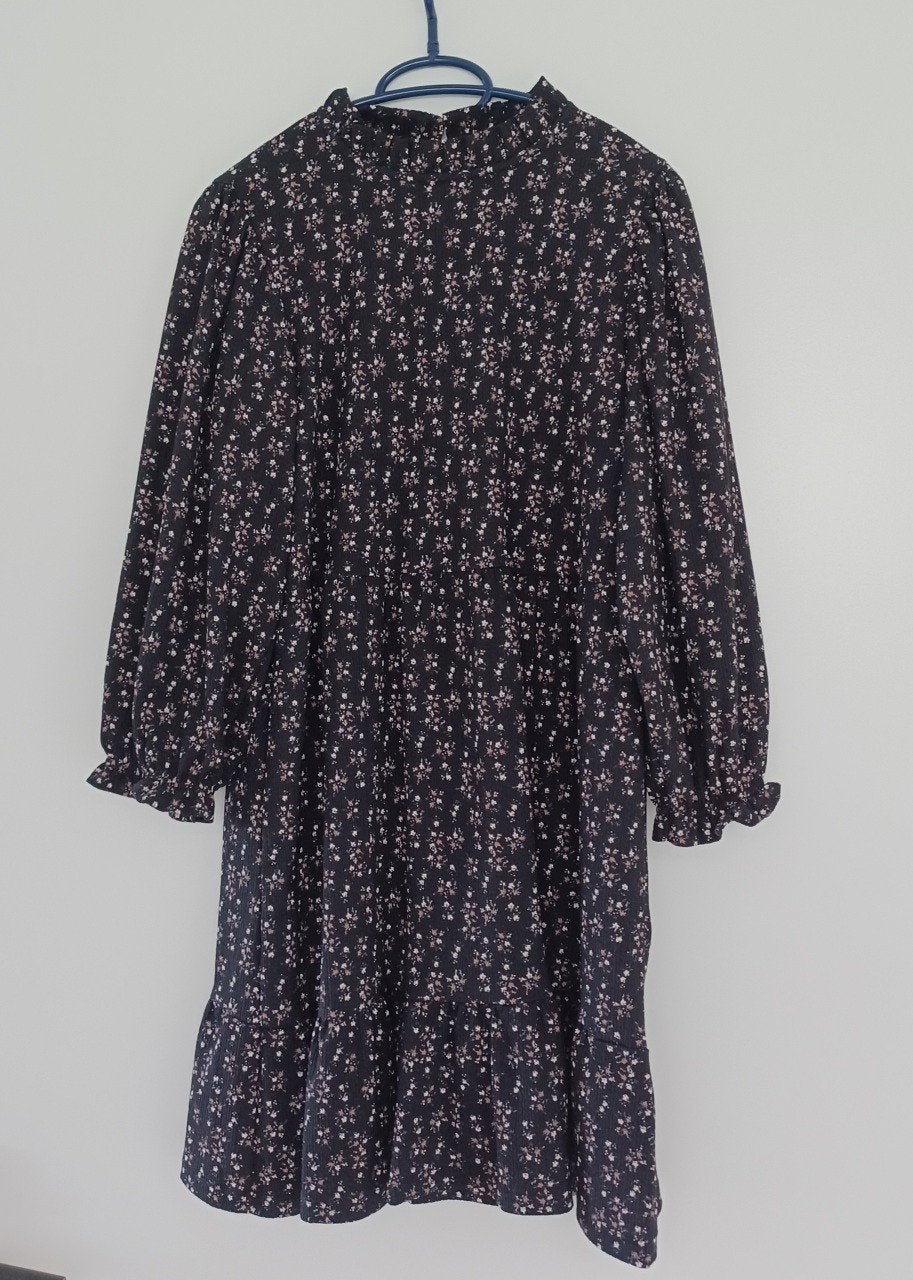 Als NIEUW bloem print col jurk ONLY - maat XS 34, Only, Blauw, Ophalen of Verzenden, Zo goed als nieuw