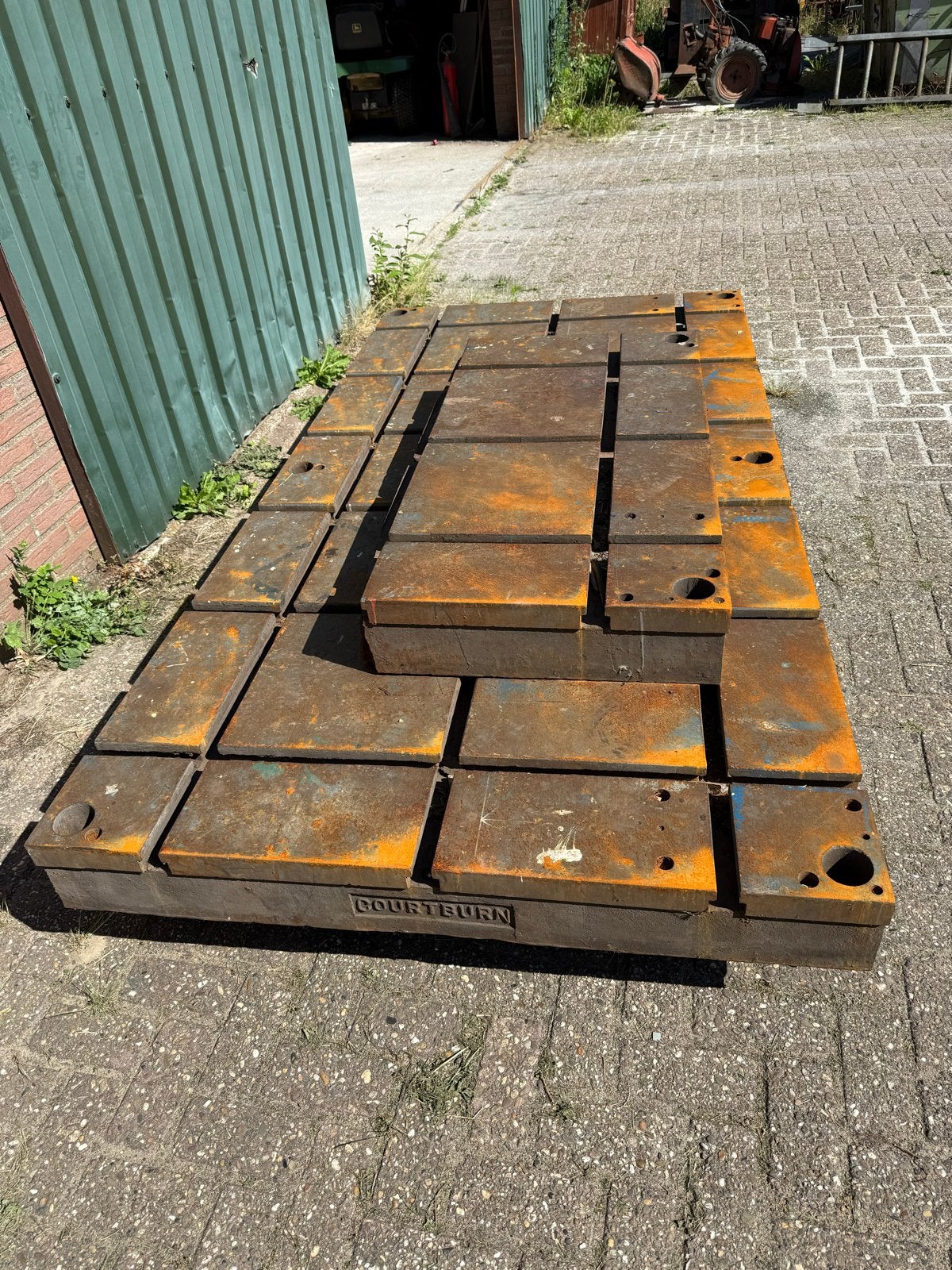 Spantafel platen - 1 goed, 1 met breuk (stuk aanwezig), Ophalen, O, O, O