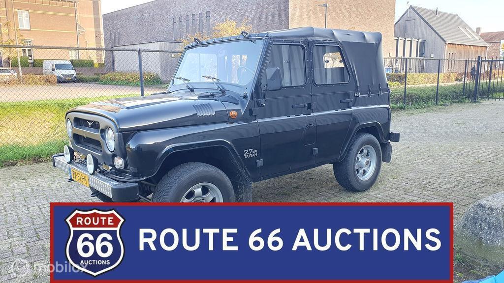 UAZ Tigr | 2005 | Route 66 Auctions, Auto's, Overige Auto's, Gebruikt, Overige carrosserieën, Zwart, Bedrijf