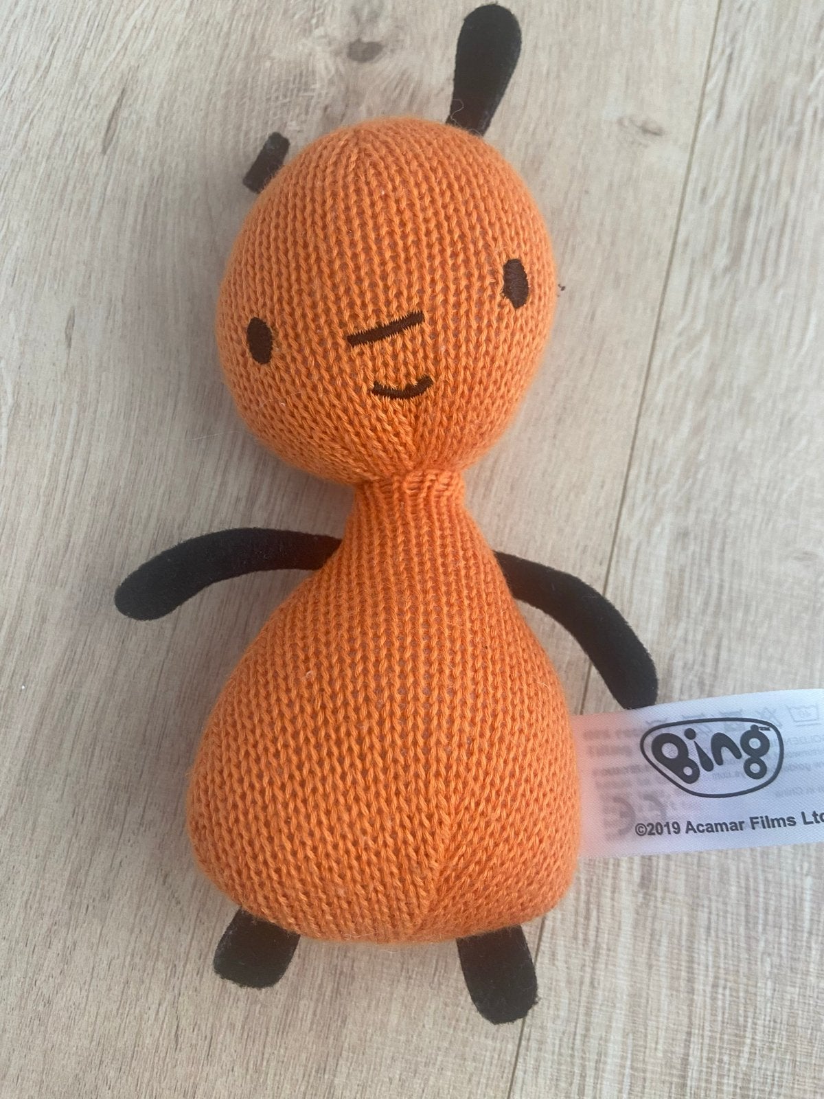 Flop knuffel van de Bing serie, Oranje, Gebruikt, Overige merken, Overige karakters