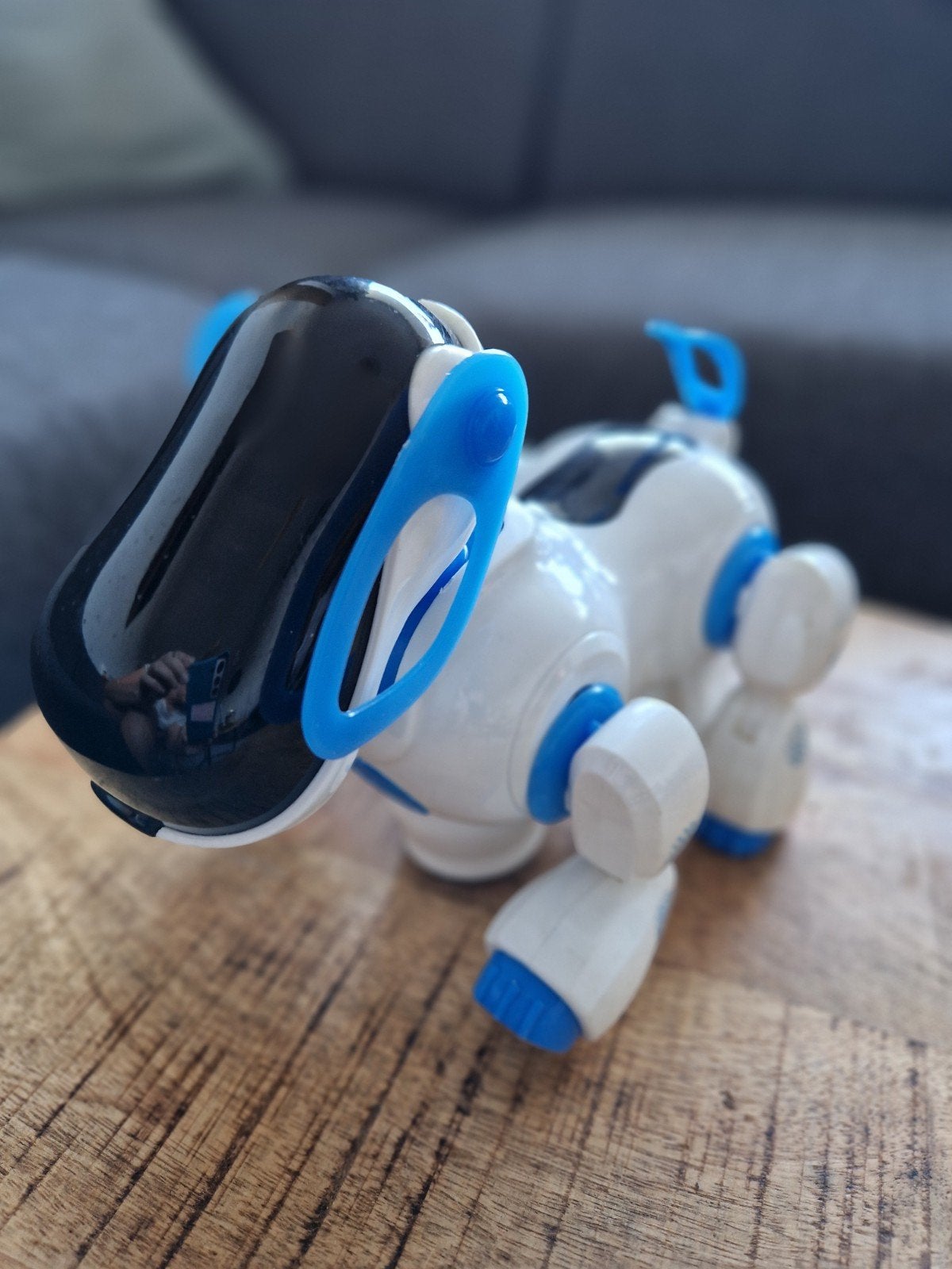 Interactieve Robot Hond Speelgoed - Wit/Blauw, Ophalen of Verzenden, Zo goed als nieuw, Jongen of Meisje