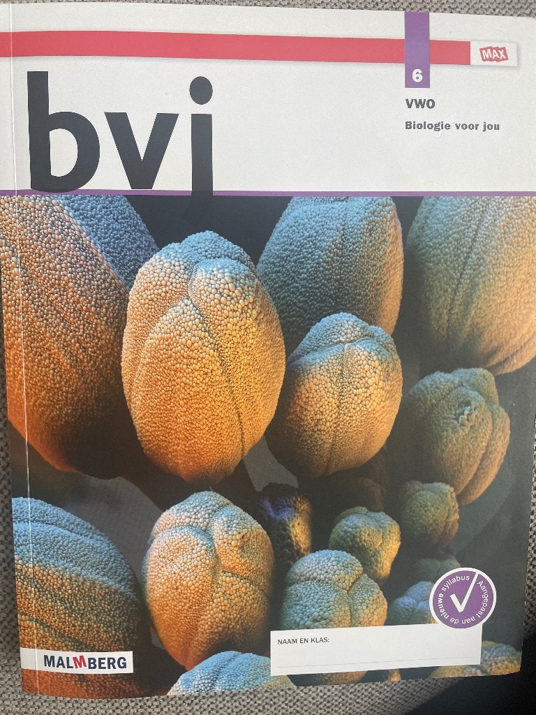 Biologie voor jou 6 VWO, Boeken, VWO, Verzenden, Malmberg, Biologie