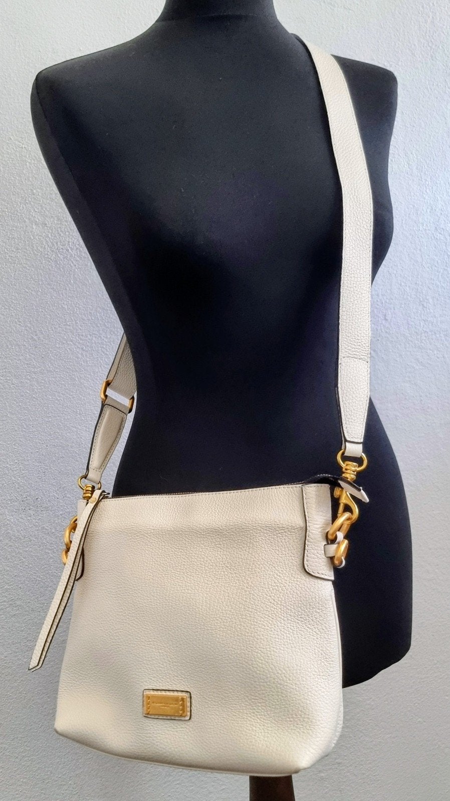 GIANNI CHIARINI FIRENZE Leren Schoudertas Nieuw WP 355, Ophalen of Verzenden, Nieuw, Beige, Schoudertasje