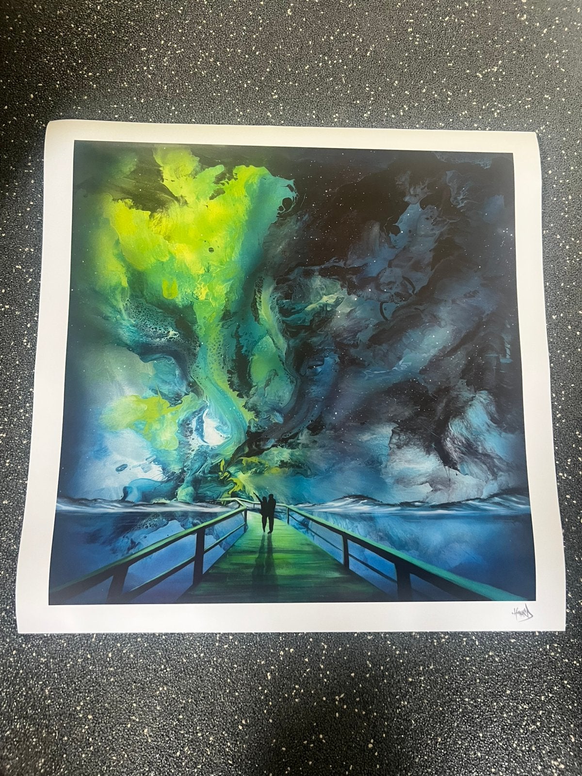 Lithograph Ashton Howard Upon a night’s Dream 70x70 cm, Ophalen of Verzenden