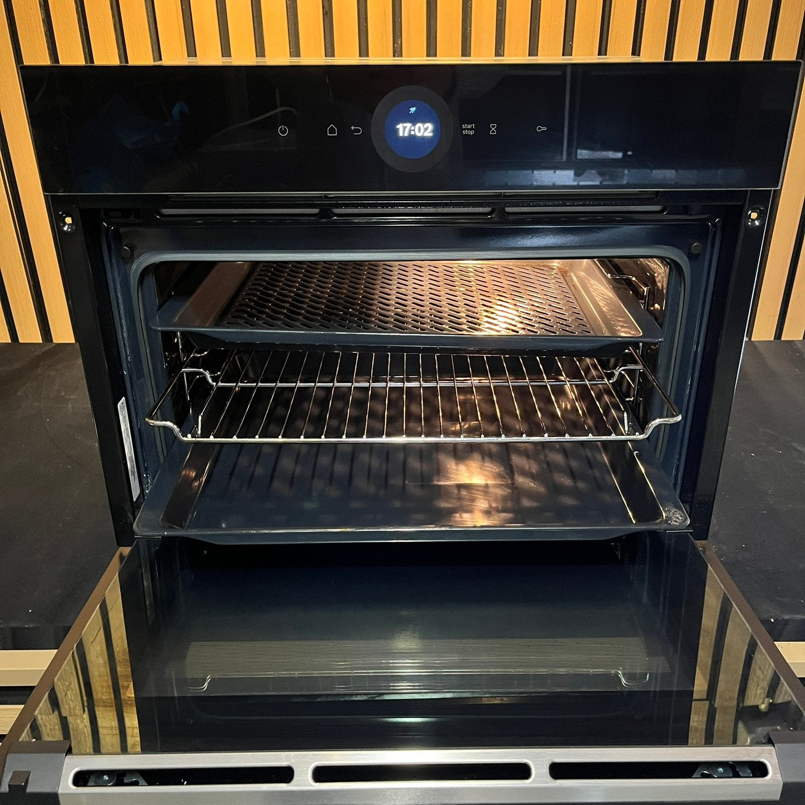 Nieuwste model Bosch solo oven met wifi 45cm hoog, Ophalen, 45 tot 50 cm, 60 cm of meer, Bosch