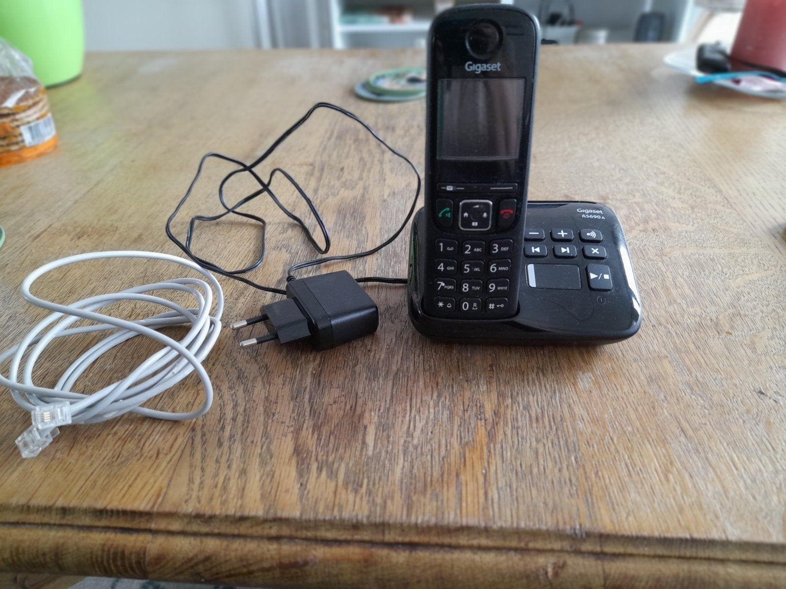 Te Koop Huis telefoon zwart, Telecommunicatie, Ophalen, Zo goed als nieuw, 1 handset
