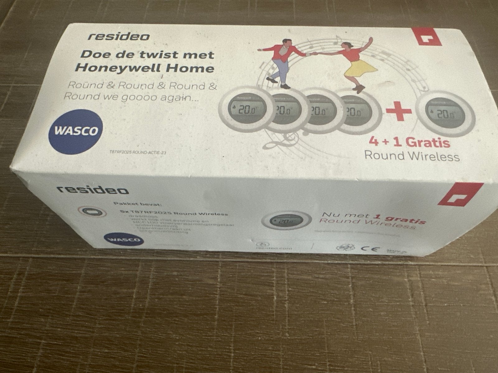 Honeywell T87rf2025 Draadloze Thermostaten (5 stuks), Ophalen of Verzenden, Slimme thermostaat, Nieuw