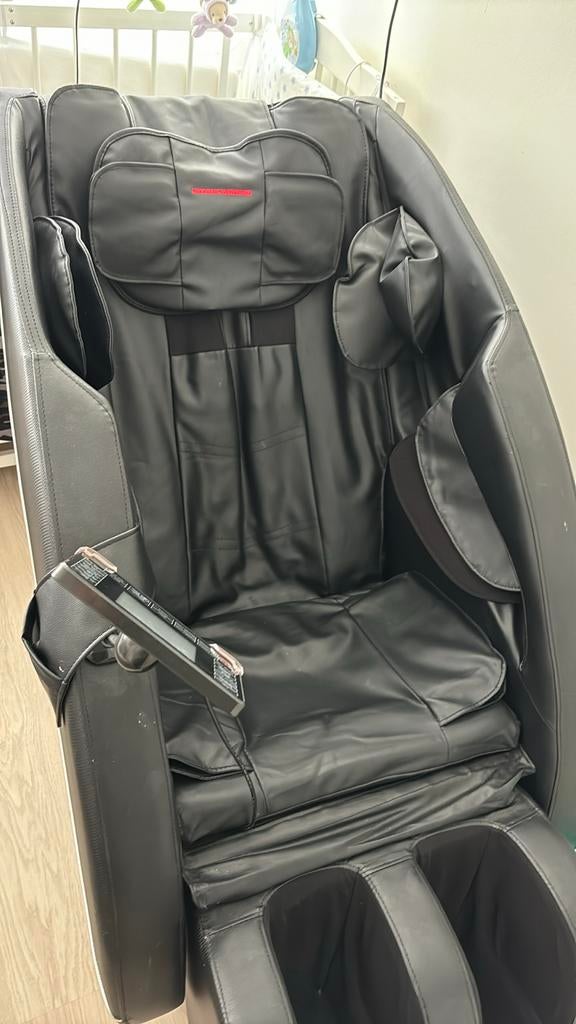Zwarte massagestoel, Ophalen of Verzenden, Nieuw, Massagestoel of Kussen
