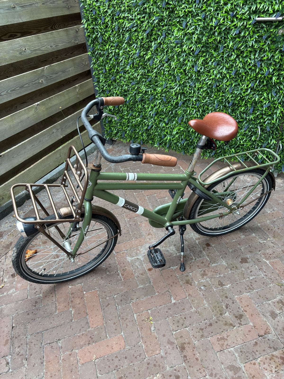 Alpina Cargo fiets - Groen -, Fietsen en Brommers, Ophalen, Gebruikt, Terugtraprem, 20 inch of meer