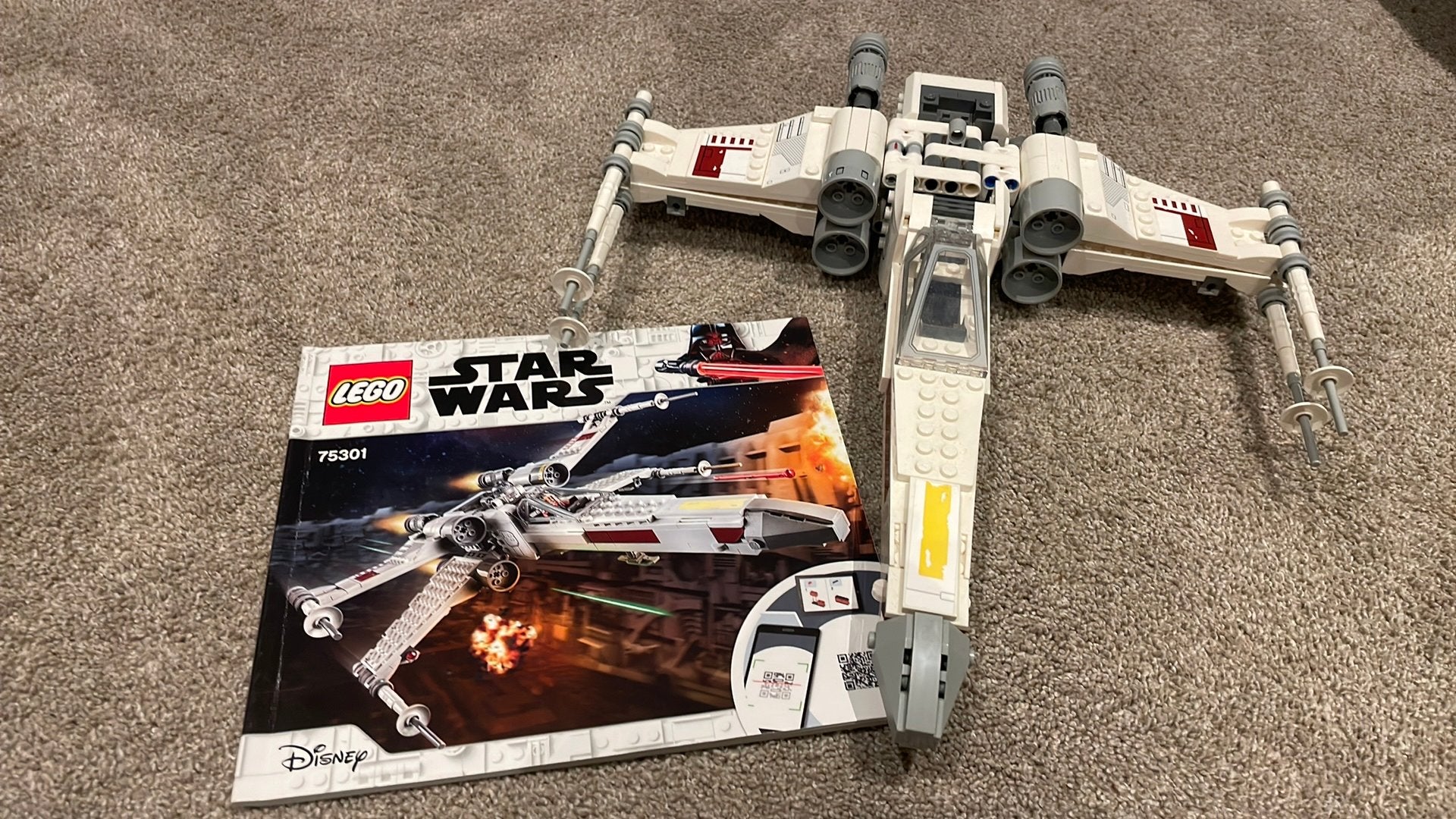 Lego star wars X-wing 75301, Ophalen of Verzenden, Zo goed als nieuw