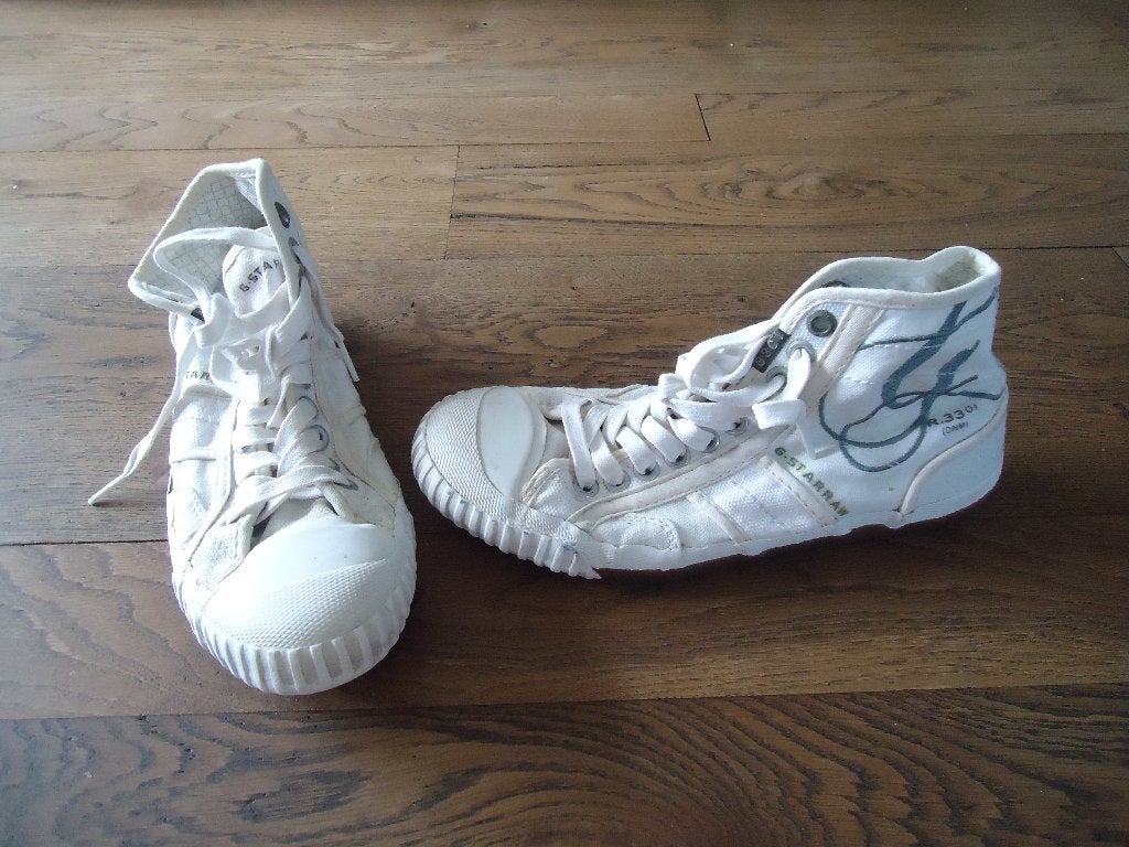 Witte G STAR gympen maat 39, Wit, Ophalen of Verzenden, Sneakers of Gympen, Gedragen