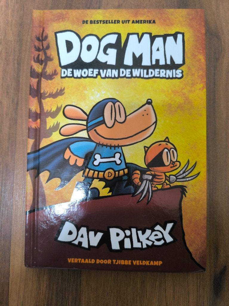 Dog man de woef van de wildernis, Ophalen, Gelezen, Dav Pilkey, Sprookjes