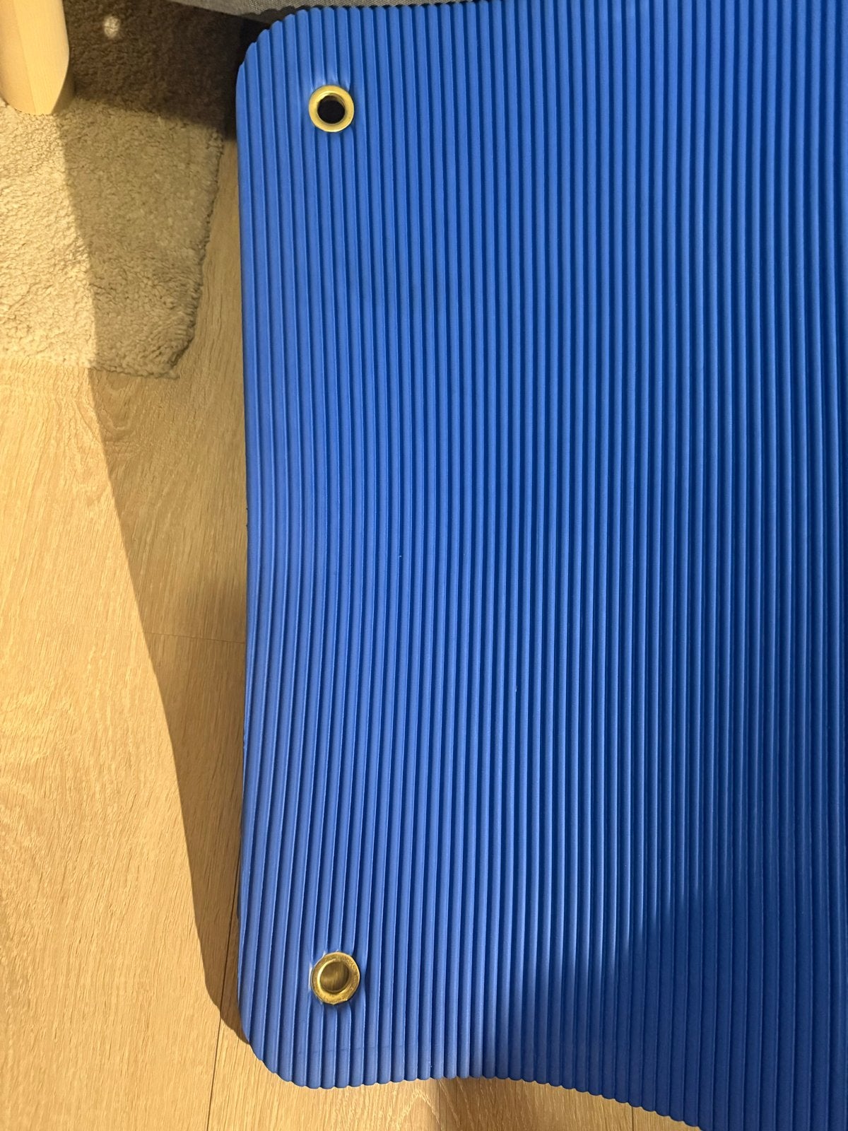 Blauwe yogamat - 60x137cm, 1,5cm dik - Zeer goede staat, Ophalen of Verzenden, Zo goed als nieuw, Yogamat