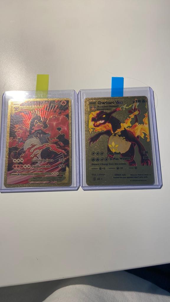 2 gouden charizards, Ophalen, Zo goed als nieuw, Meerdere kaarten
