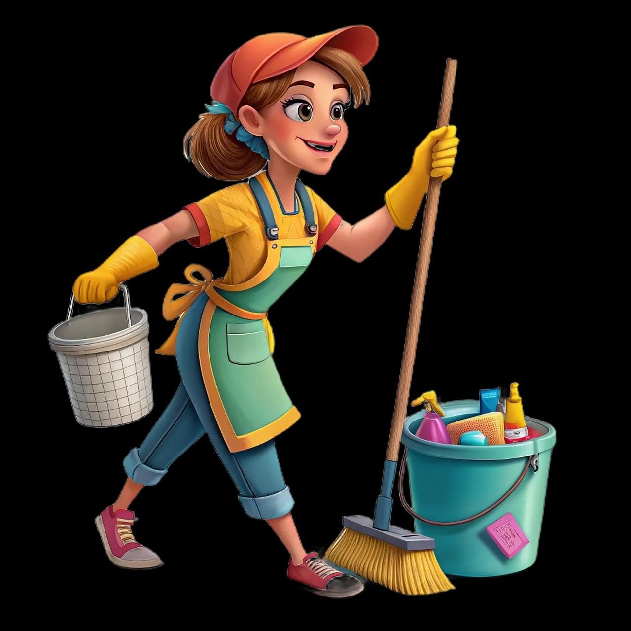 schoonmaakster