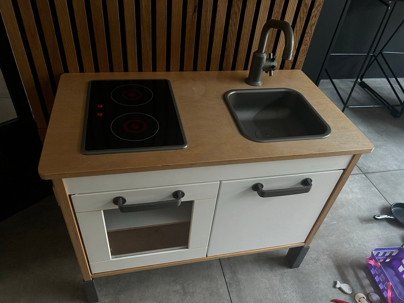 IKEA DUKTIG Speelkeuken met accessoires, Ophalen, Zo goed als nieuw, Hout, Speelkeuken