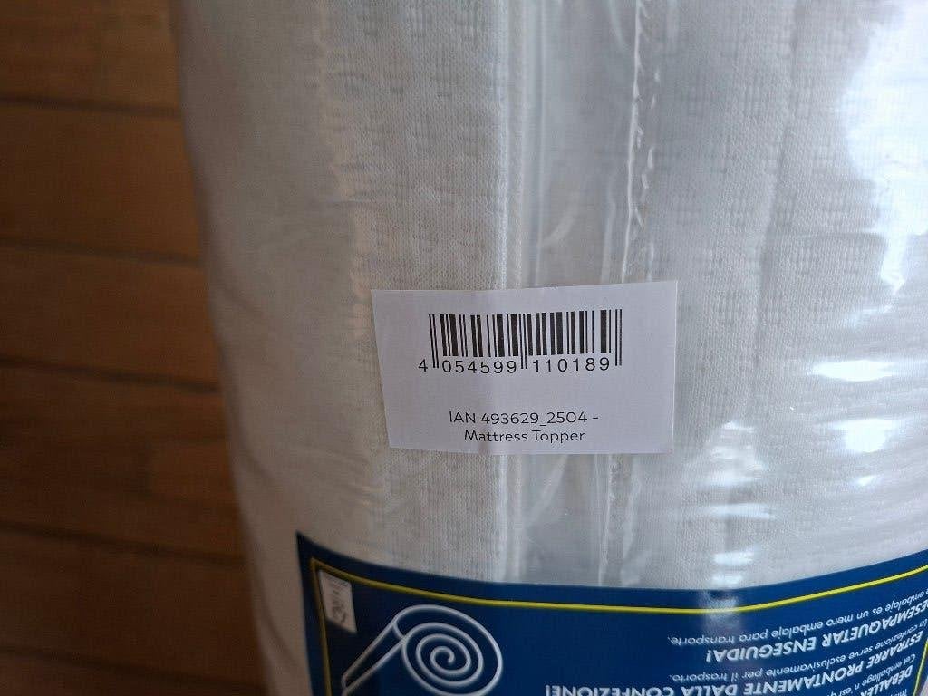 Matras topper Livarno 90x200 (ongeopend in verpakking), Ophalen, 90 cm, Eenpersoons, Nieuw