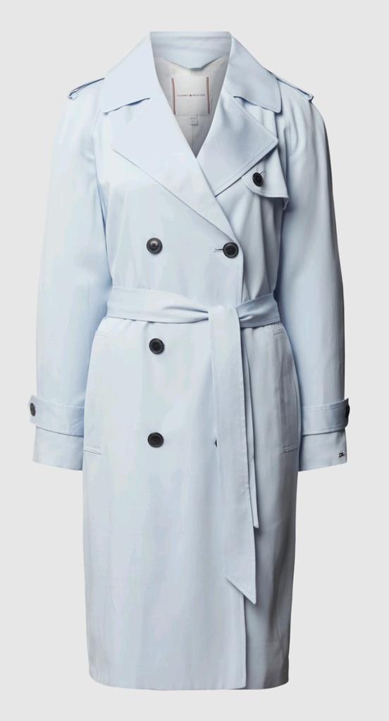 Zgan prachtige trenchcoat tommy hilfiger mt 38 40 42 m l, Maat 38/40 (M), Zo goed als nieuw, Tommy Hilfiger, Verzenden