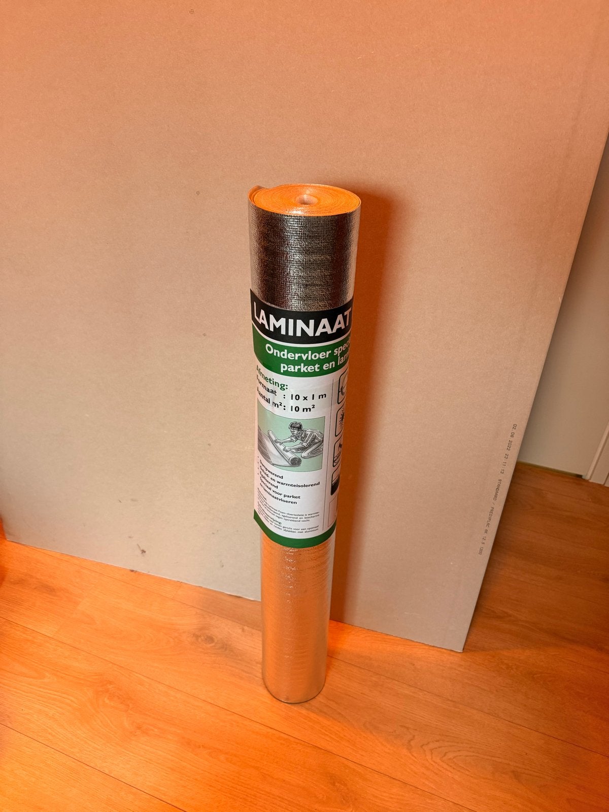 Laminaat ondervloer op rol - 10m², Ophalen, Overige materialen, 30 cm of meer, Overige typen