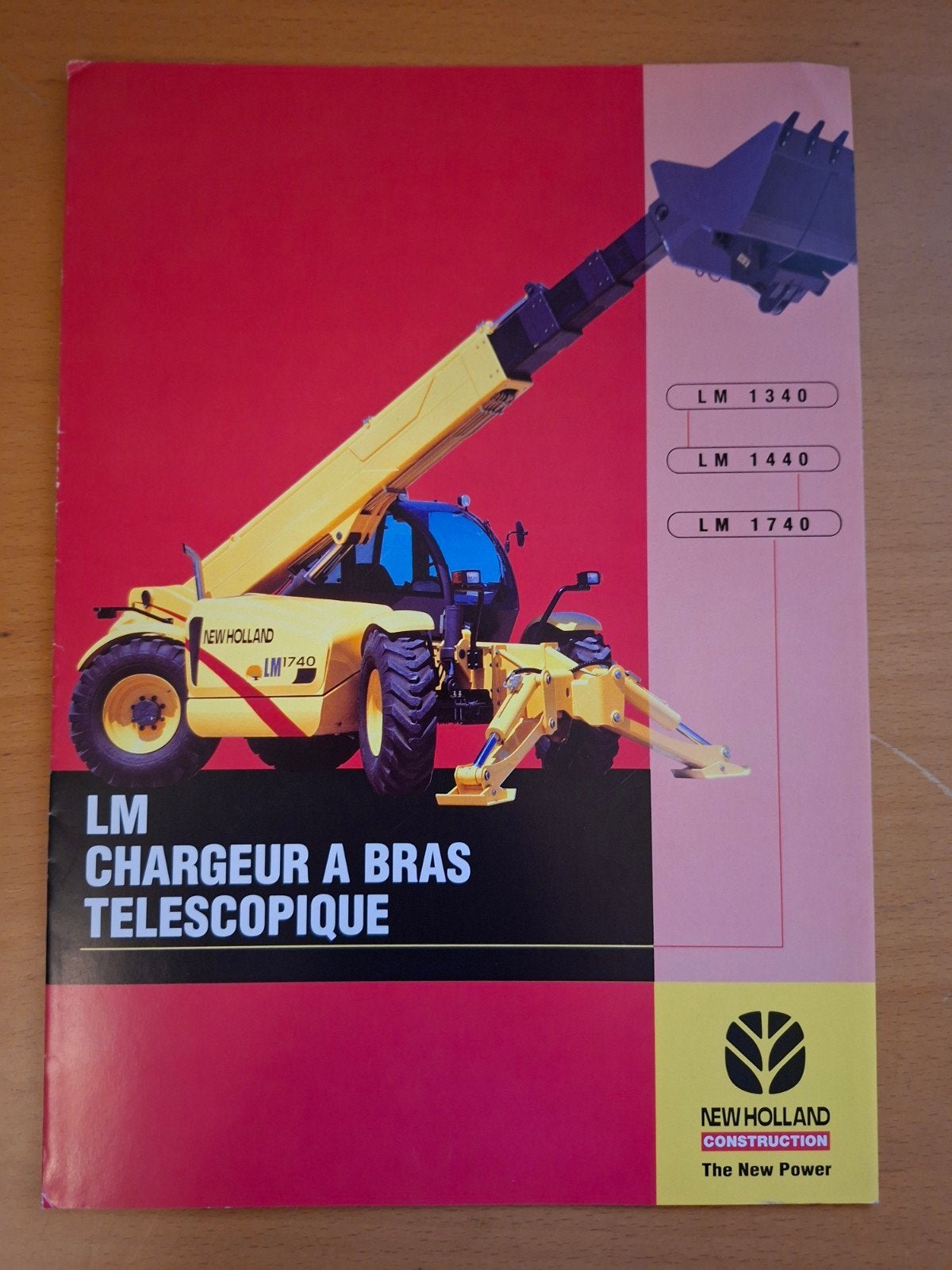 Folder New Holland verreiker LM.1340, 1440 en 1740, Boeken, Ophalen of Verzenden, Gelezen, Tractor en Landbouw