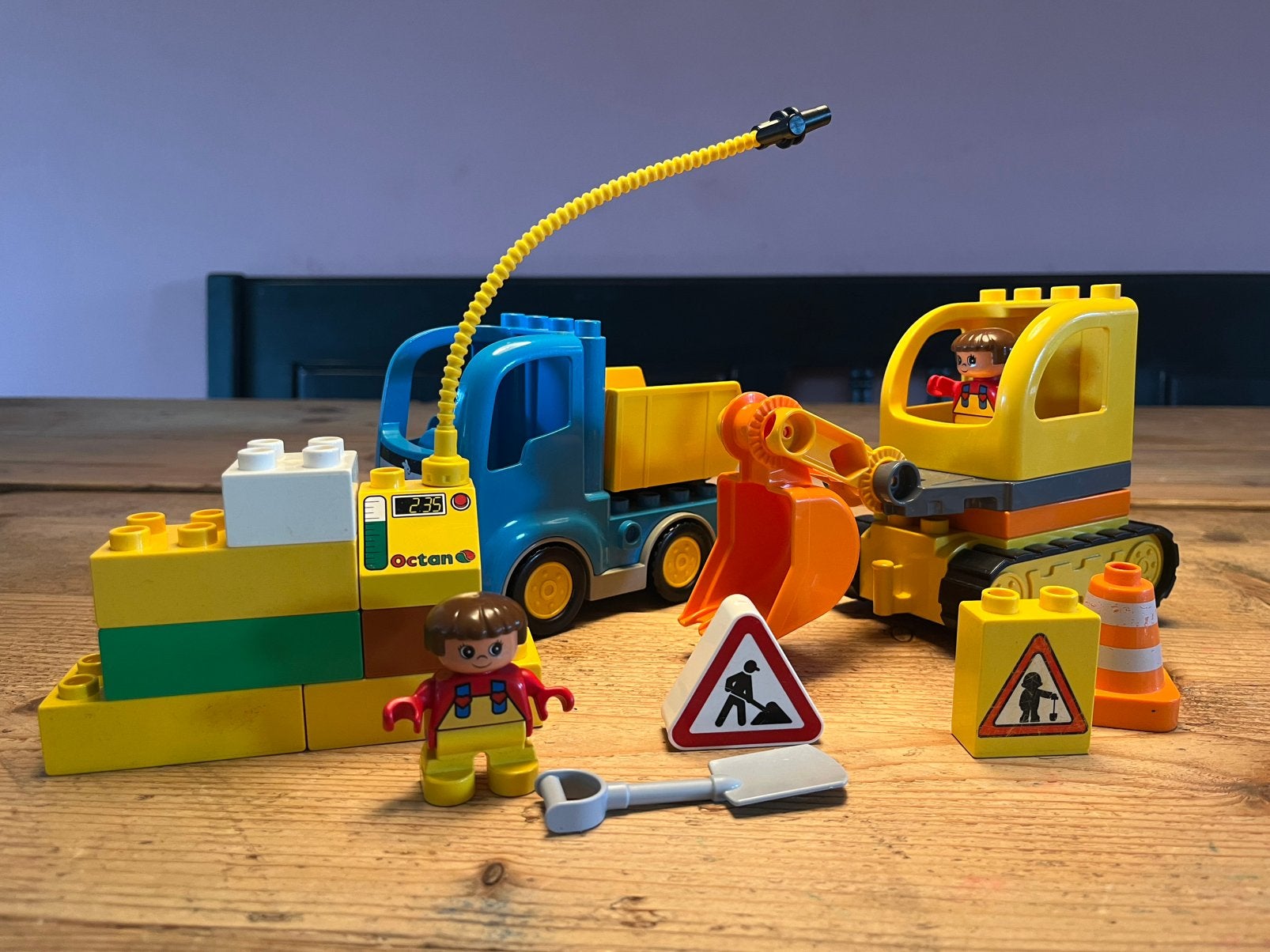 Duplo wegwerkzaamheden (kraan+vrachtwagen), Gebruikt, Accessoire, Ophalen of Verzenden, Duplo